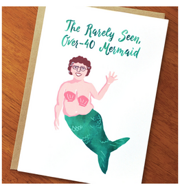 Over 40 Mermaid Greeting Card