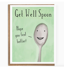 Get Well Spoon Greeting Card