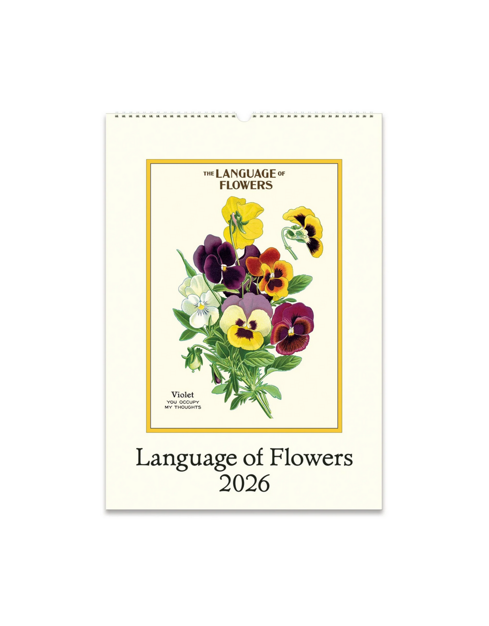 2026 Wall Calendar : Language of Flowers