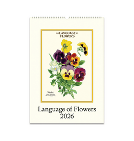 2026 Wall Calendar : Language of Flowers