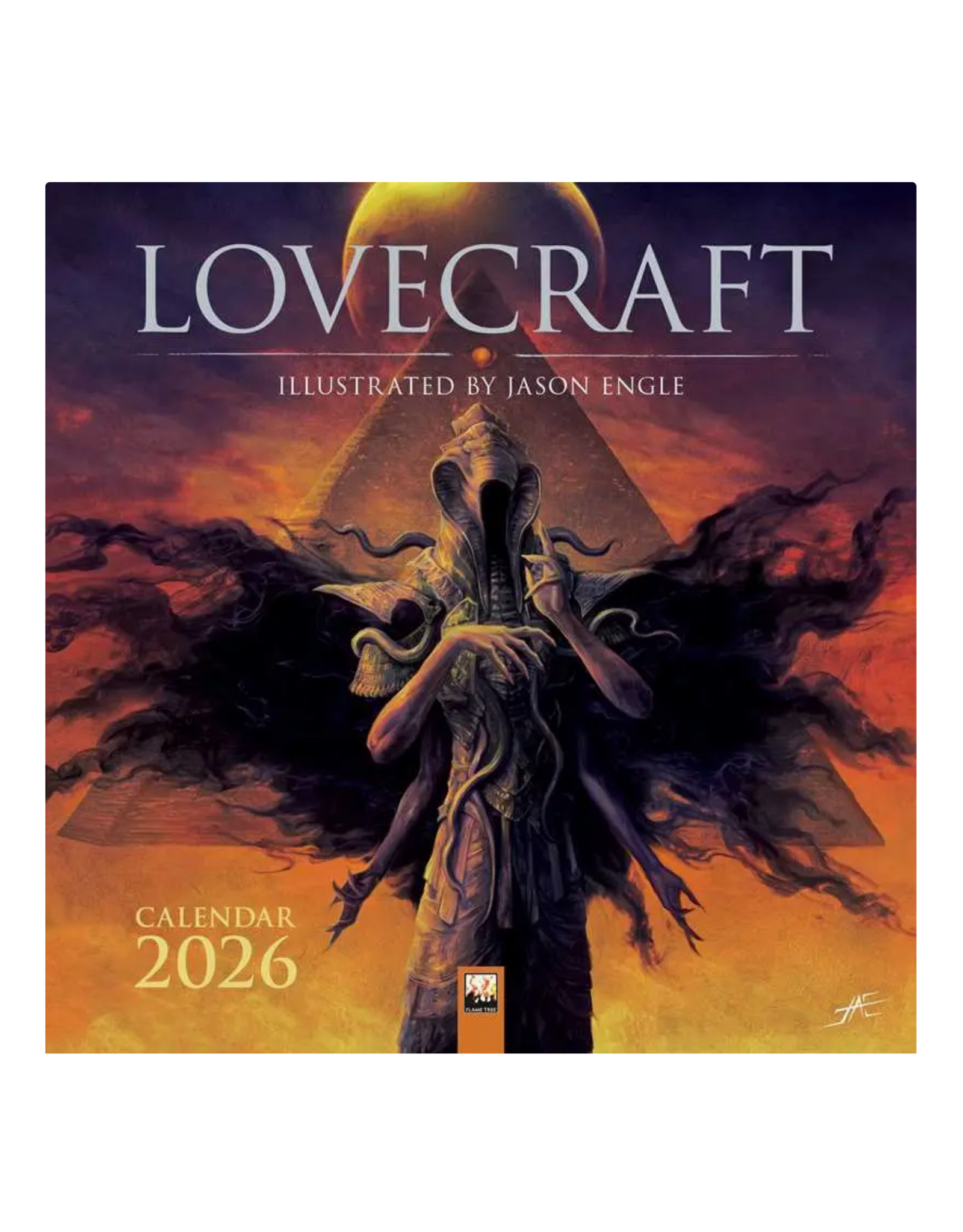 Lovecraft Illustrated by Jason Engle Wall Calendar 2026
