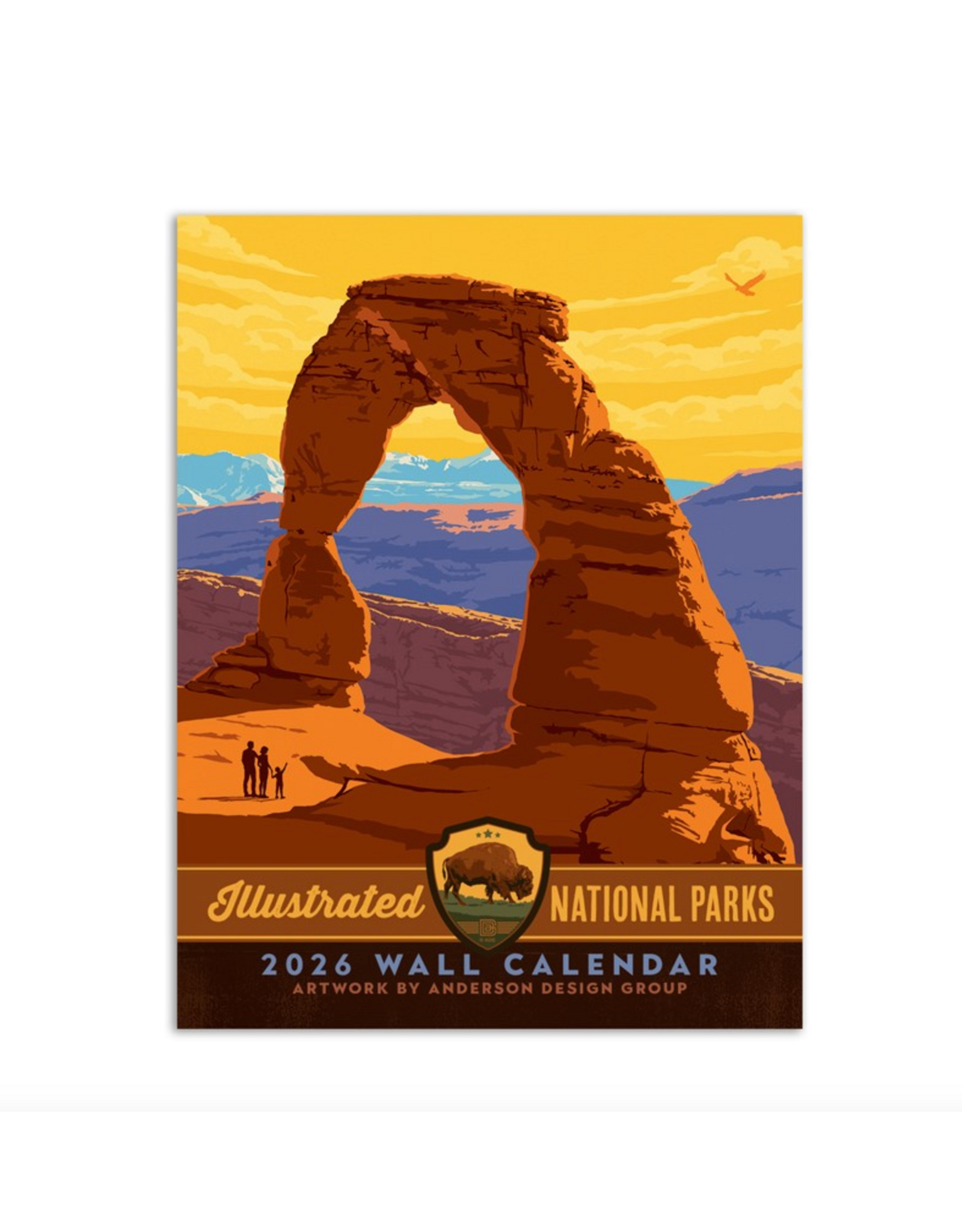 National Parks Wall Calendar 2026