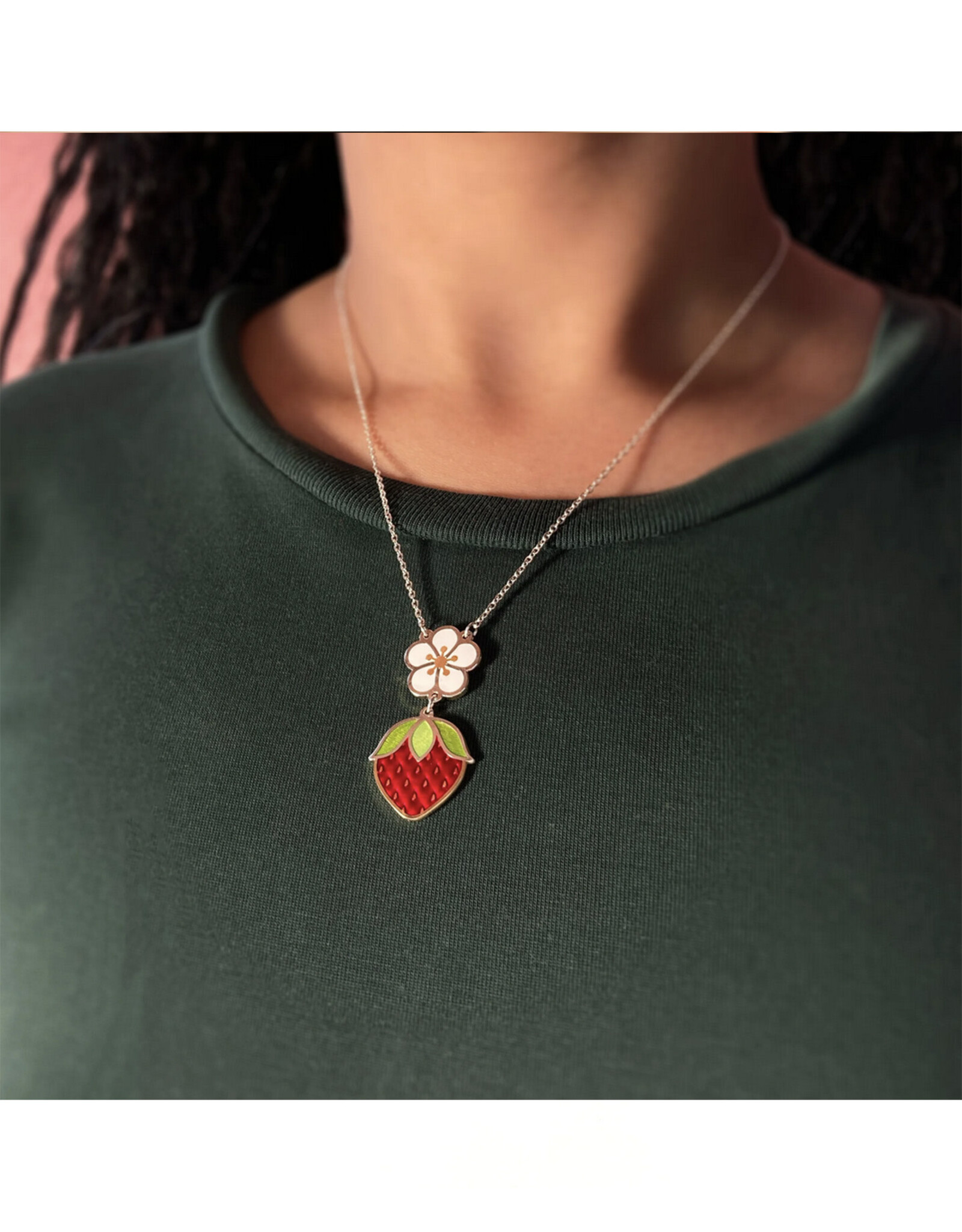 Wild Strawberry Necklace
