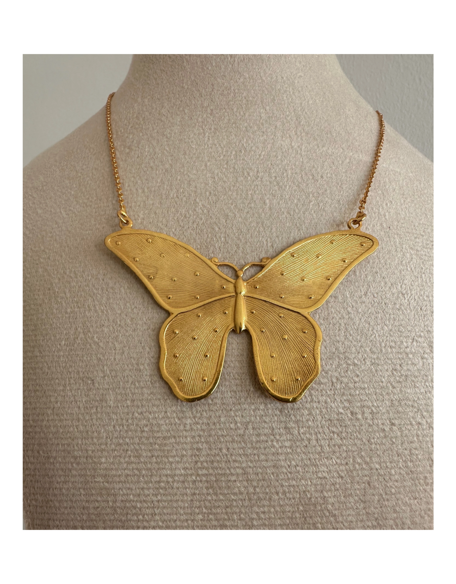 Golden Butterfly Necklace