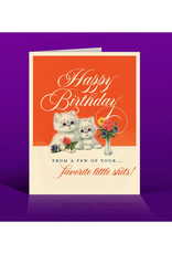 Little Shits! Kittens Birthday Card