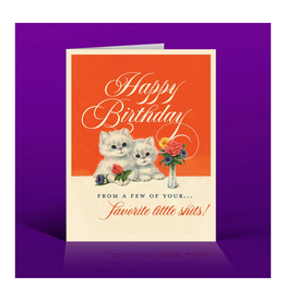 Little Shits! Kittens Birthday Card