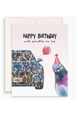 Pigeon Birthday Sprinkles Greeting Card