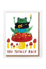 You Totally Rock Toad Greeting Card
