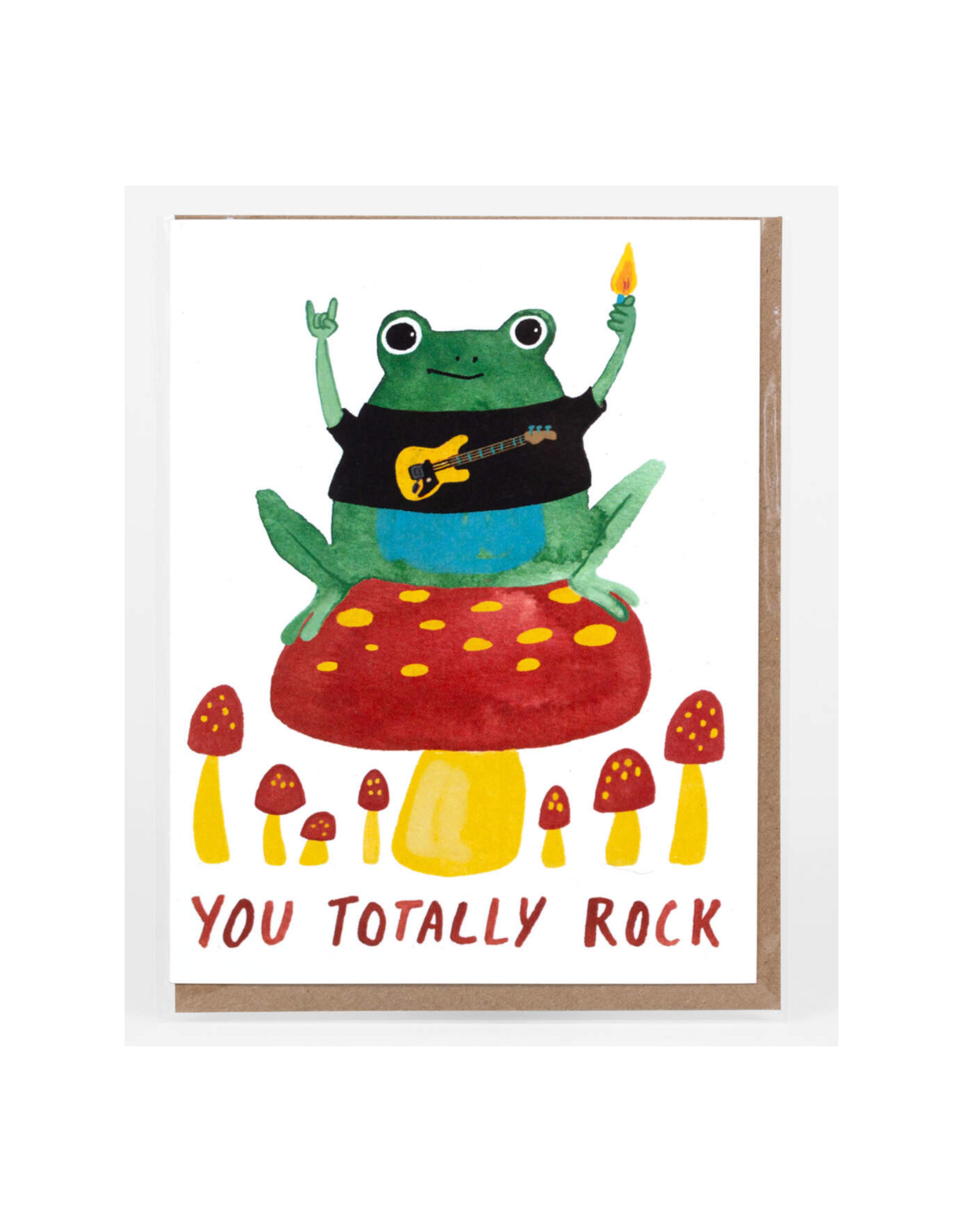 You Totally Rock Toad Greeting Card