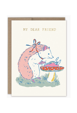 My Dear Friend Hedgehog Greeting Card