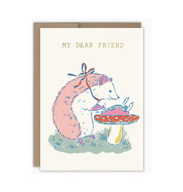 My Dear Friend Hedgehog Greeting Card