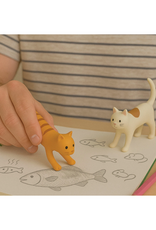 Cat Erasers Set of 4