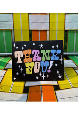 Colorful Western Thank You Greeting Card