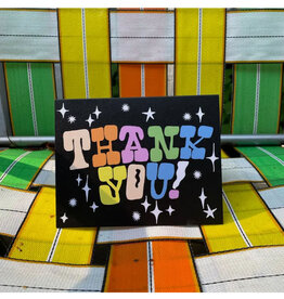 Colorful Western Thank You Greeting Card