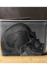Printmaker Leather Wallet - Skull