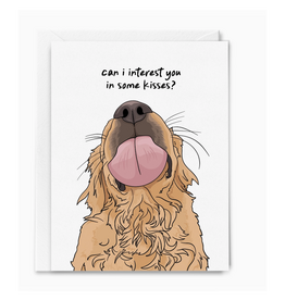 Can I Interest You in Some Dog Kisses? Greeting Card