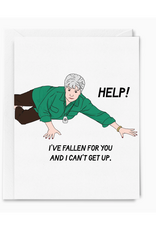 Life Alert Fallen For You Greeting Card