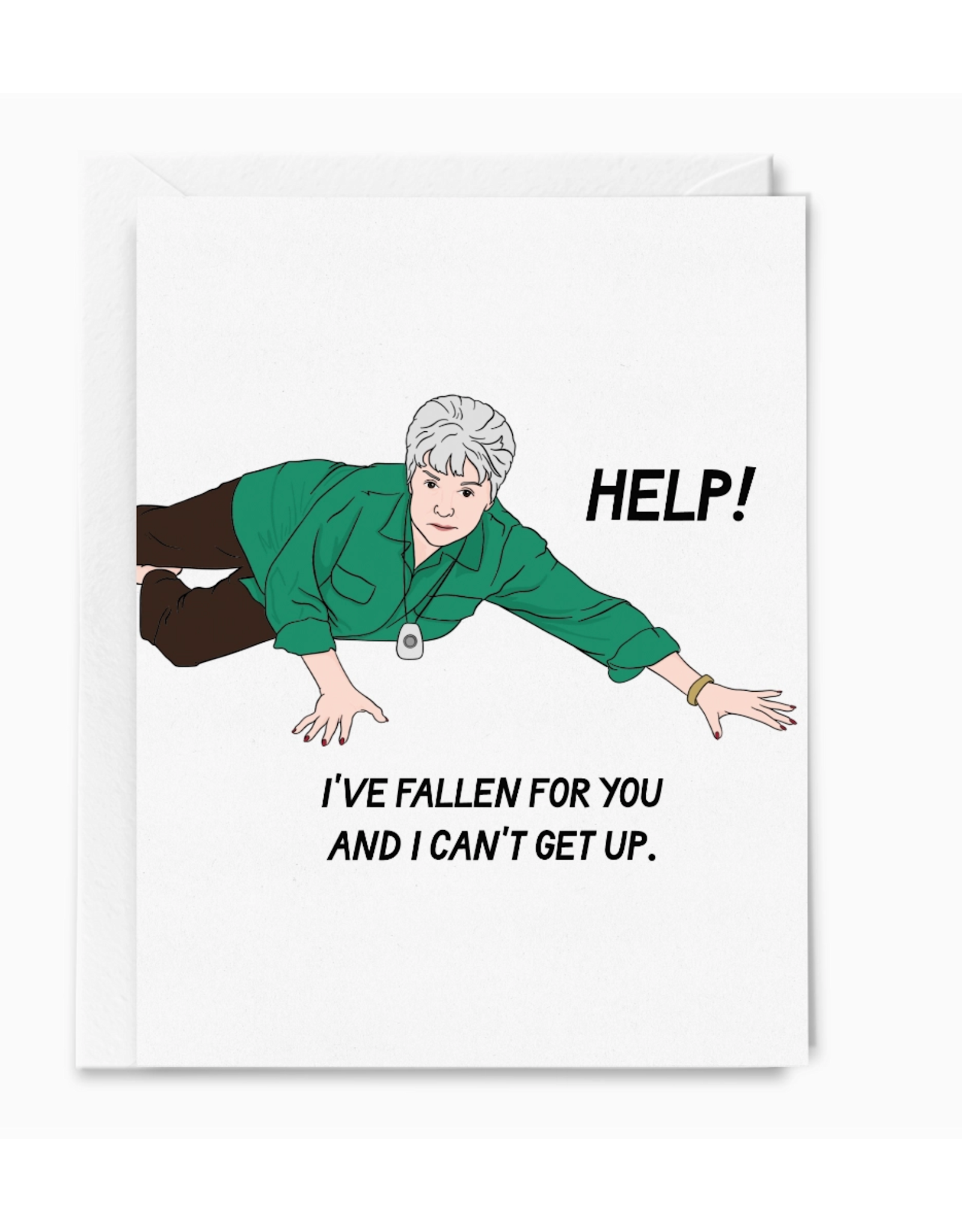Life Alert Fallen For You Greeting Card