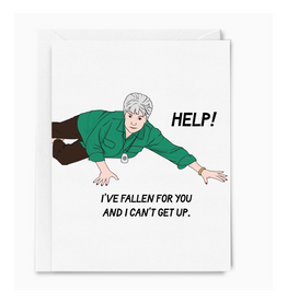 Life Alert Fallen For You Greeting Card