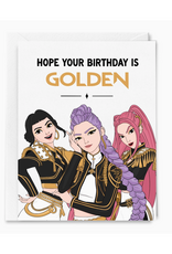Hope Your Birthday is Golden K-Pop Greeting Card