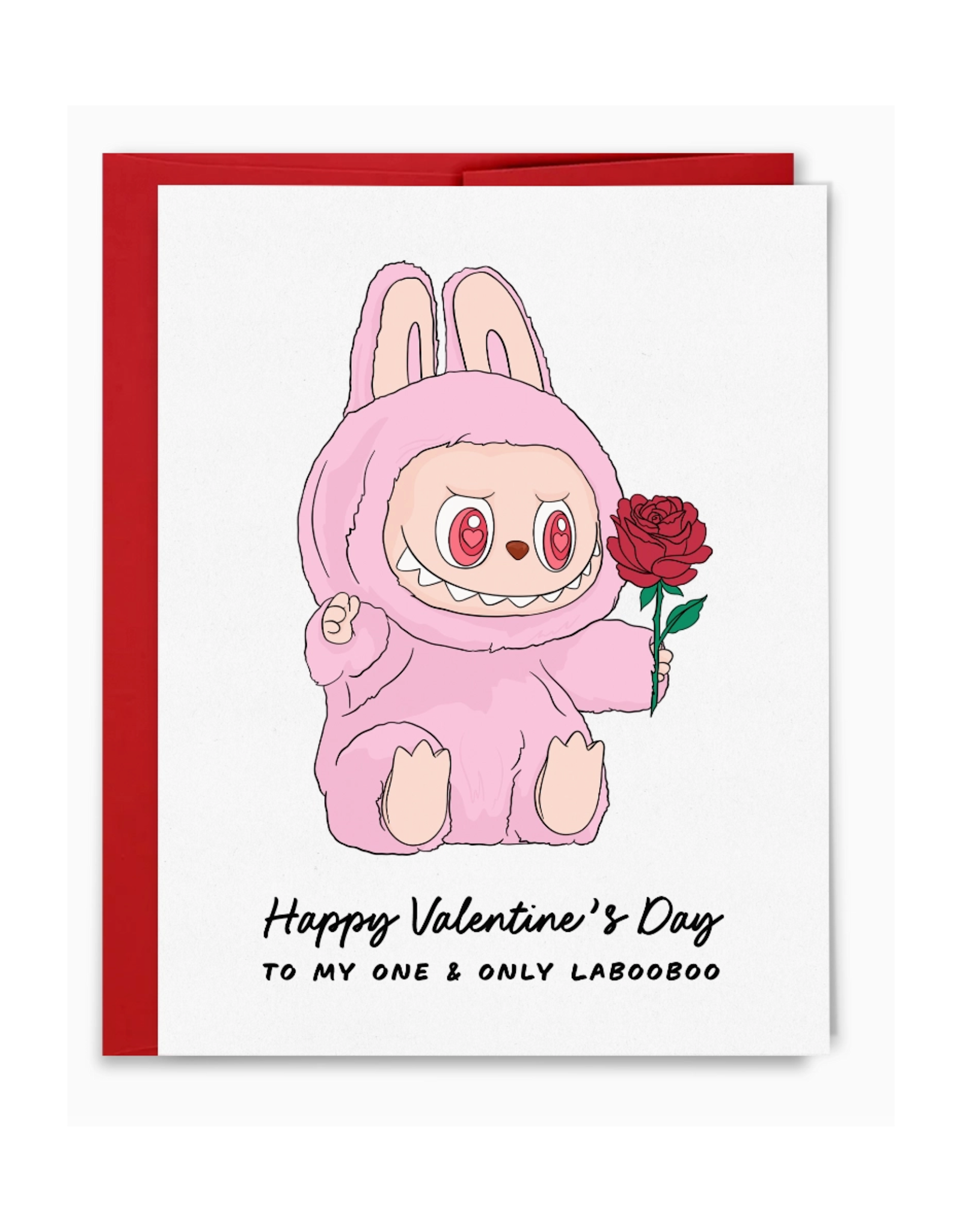 My One & Only Labooboo Valentine Greeting Card