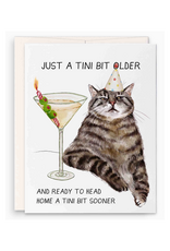 Tini Bit Older Cat Greeting Card