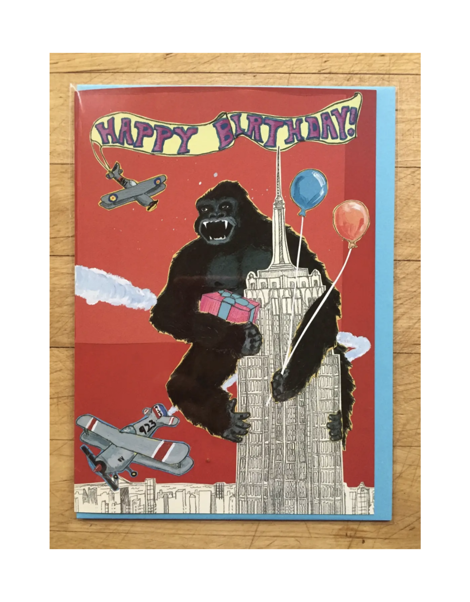 King Kong Happy Birthday Greeting Card