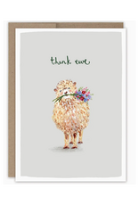 Thank Ewe Greeting Card