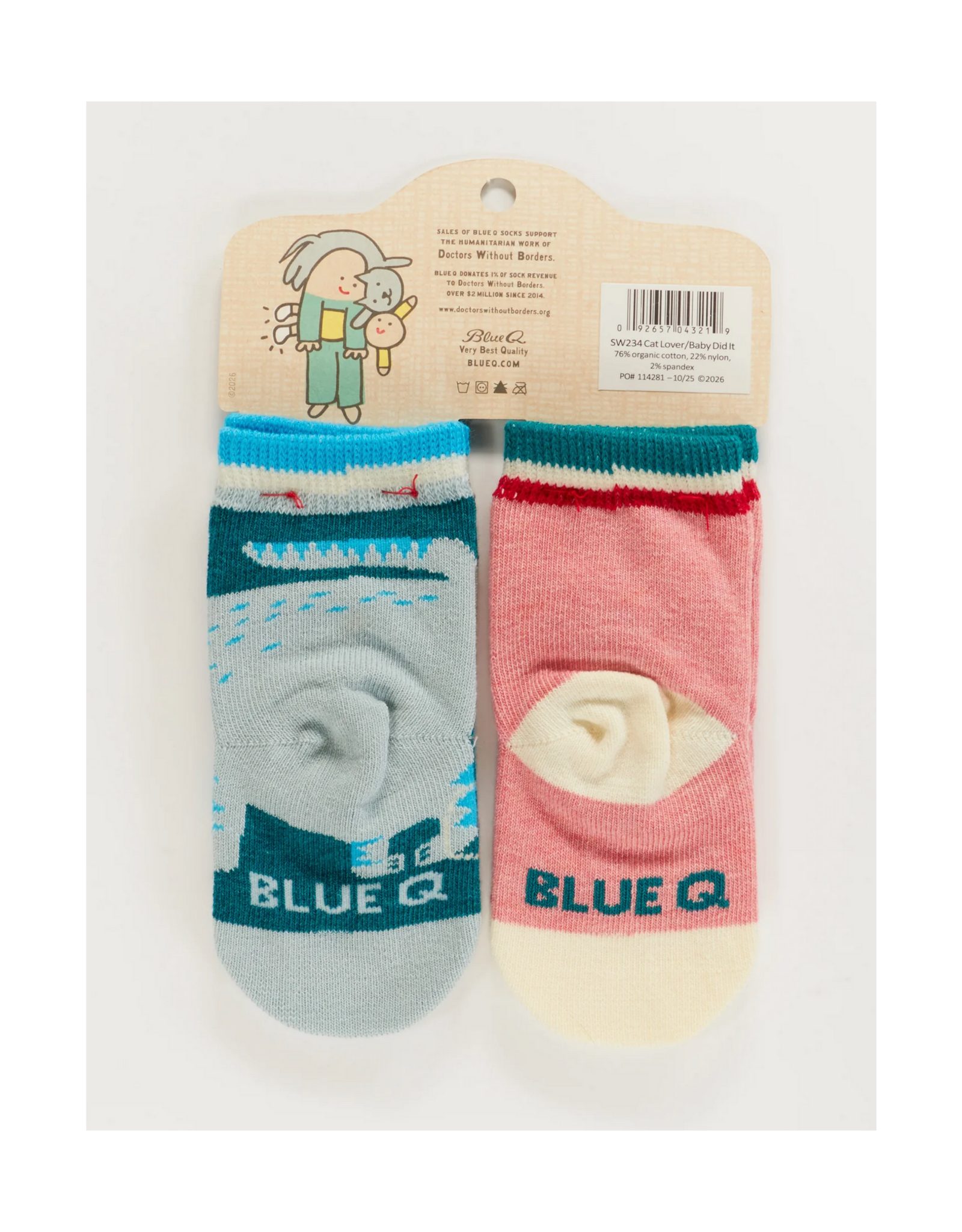 Cat Lover / Baby Did It Baby Socks Set