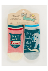 Cat Lover / Baby Did It Baby Socks Set