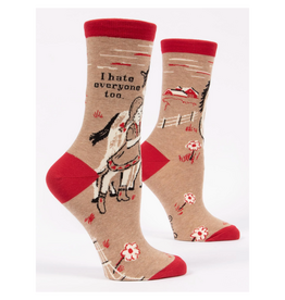 I Hate Everyone Too Women's Crew Socks