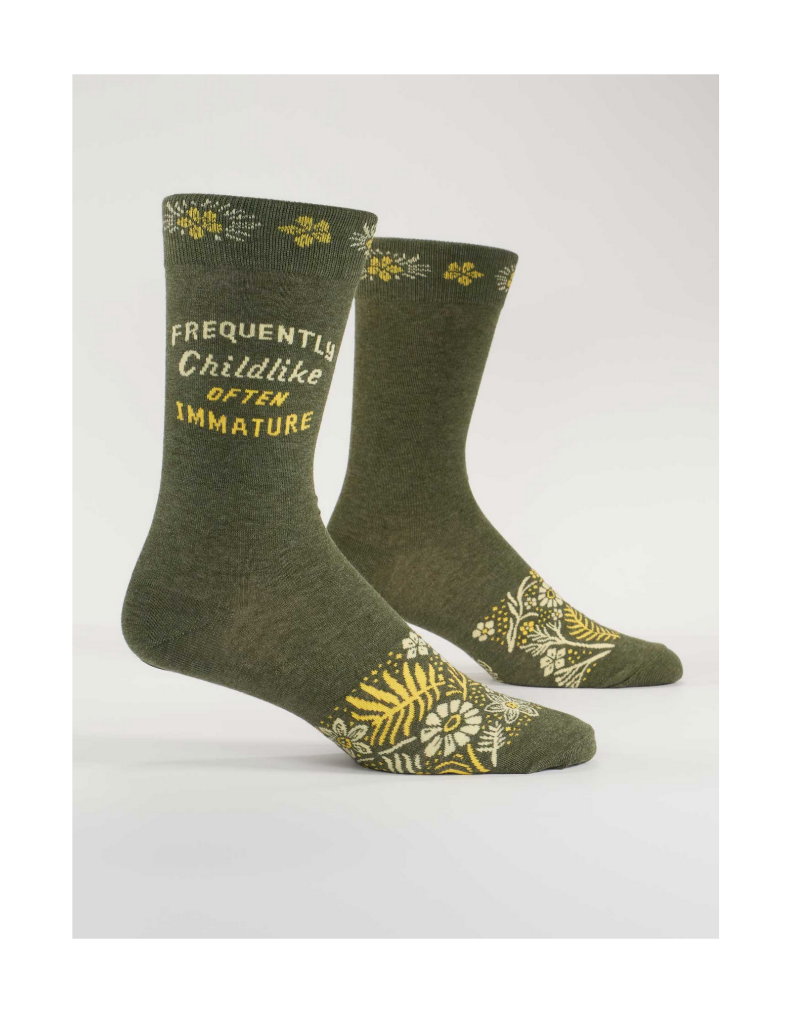 Frequently Childlife, Often Immature Men's Crew Socks