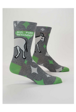 All Puns Intended Men's Crew Socks