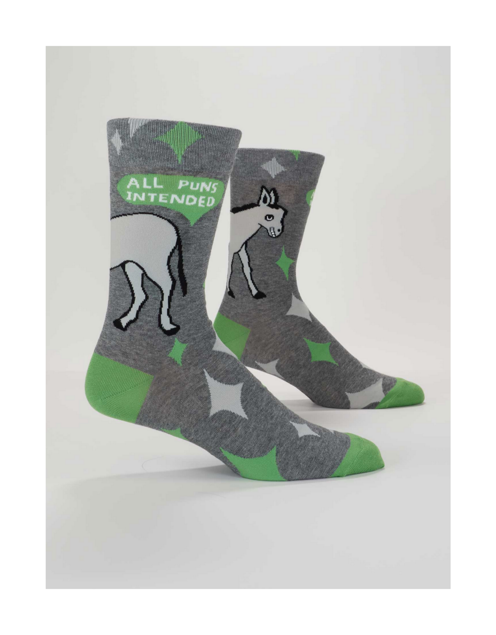 All Puns Intended Men's Crew Socks