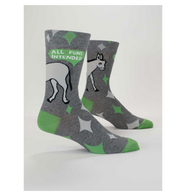 All Puns Intended Men's Crew Socks