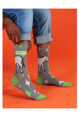 All Puns Intended Men's Crew Socks
