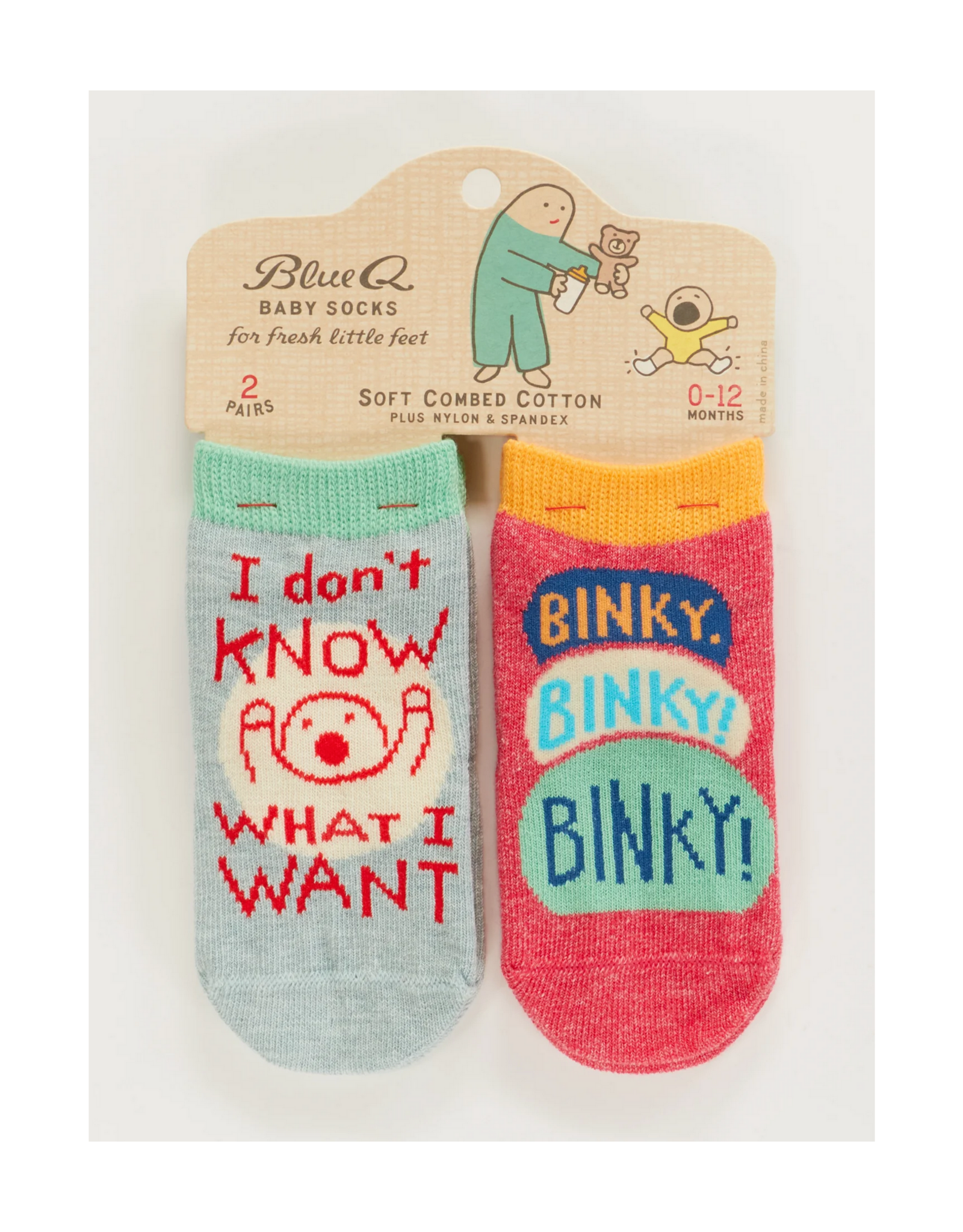 I Don't Know What I Want / Binky Baby Socks Set