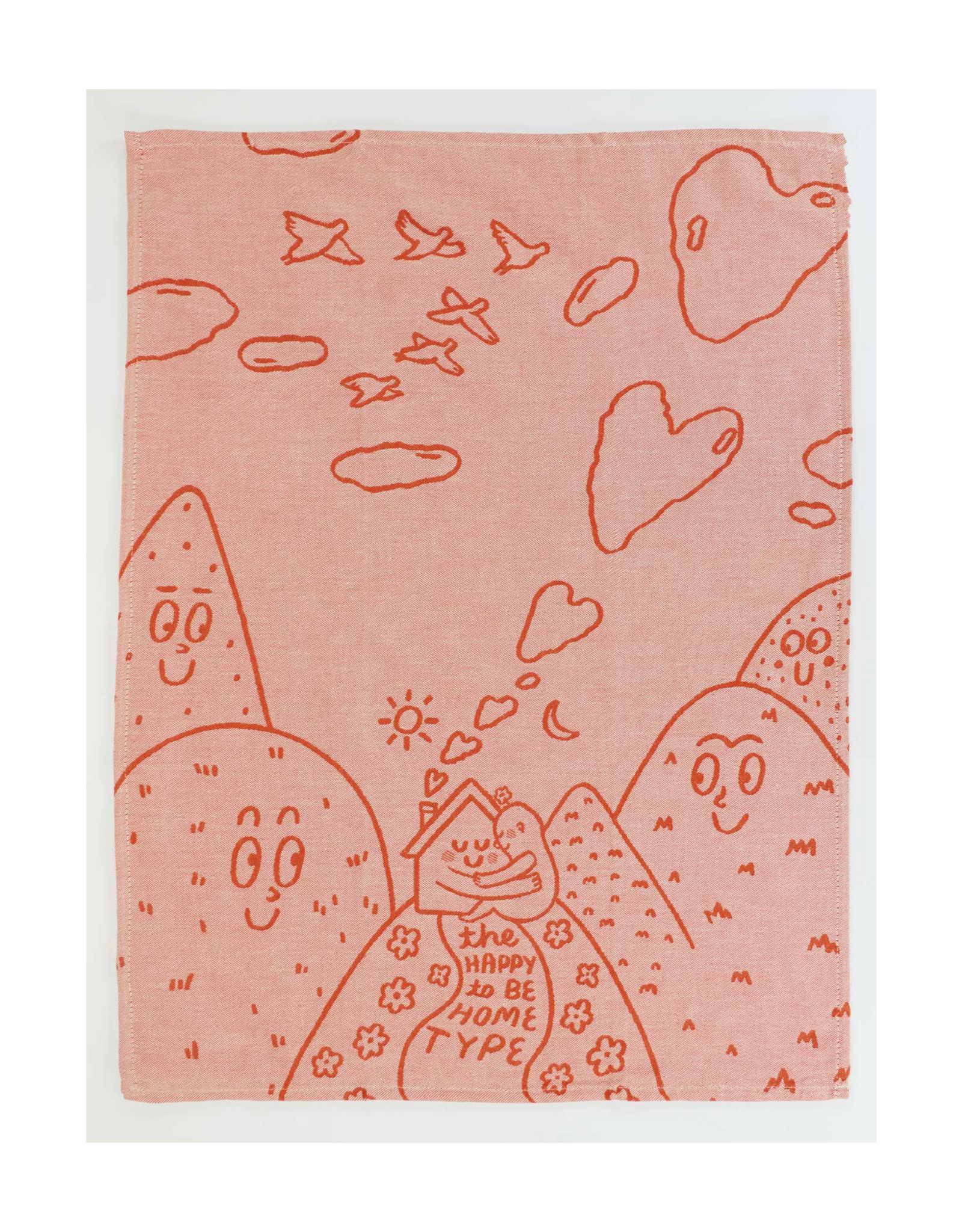 Happy to Be Home Type Dish Towel