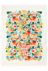 My Favorite Salad is Wine Dish Towel