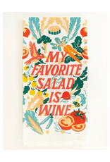My Favorite Salad is Wine Dish Towel