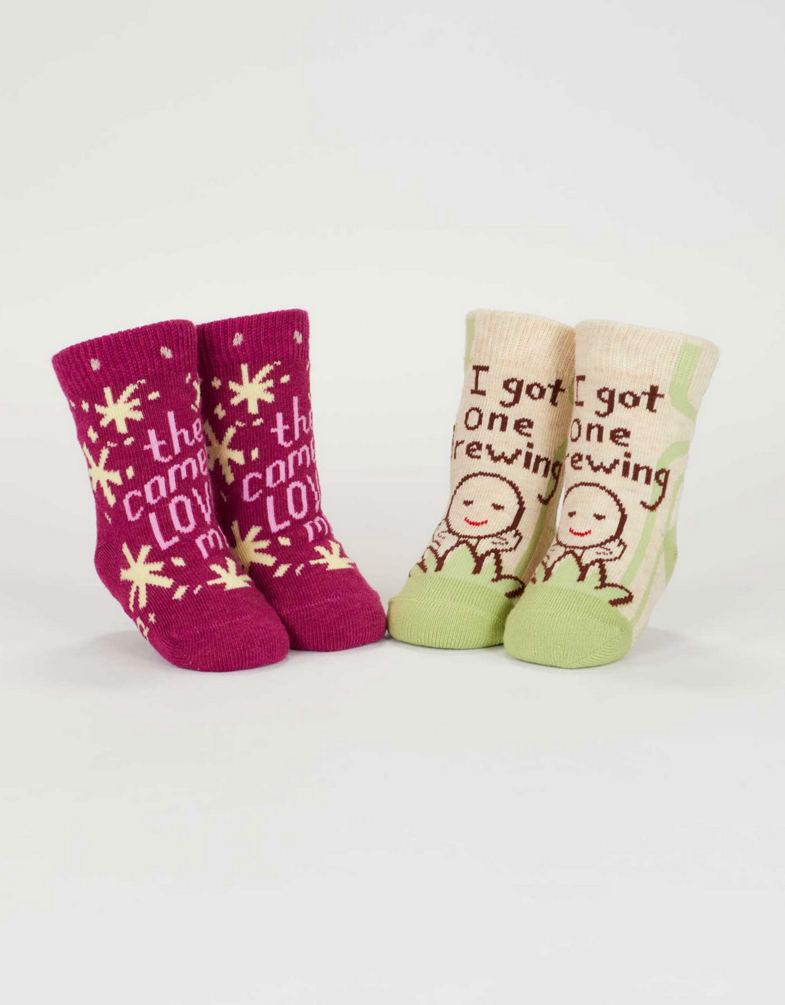 The Camera Loves Me / I Got One Brewing Baby Socks Set