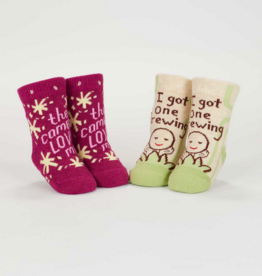 The Camera Loves Me / I Got One Brewing Baby Socks Set