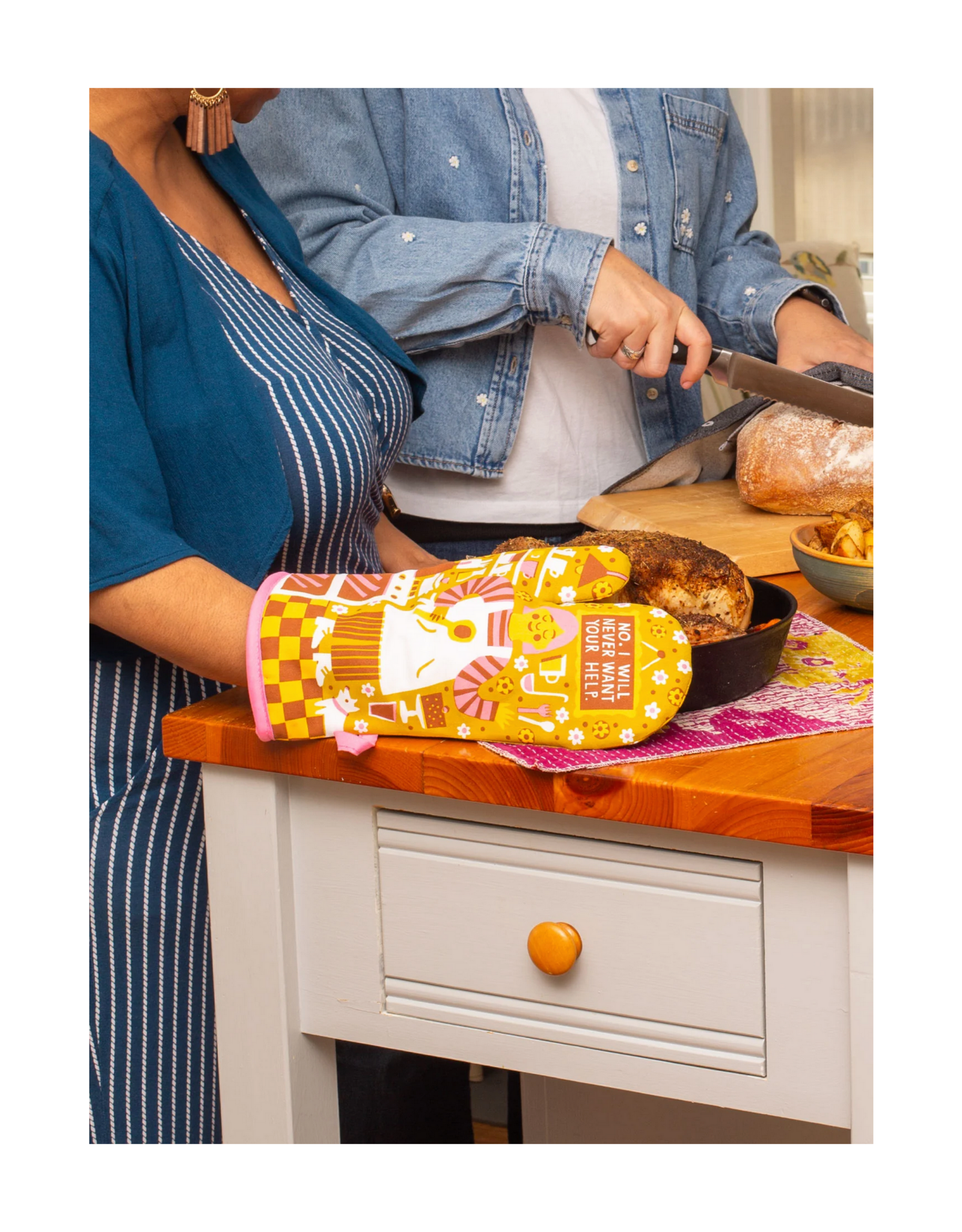 No, I Will Never Want Your Help Oven Mitt