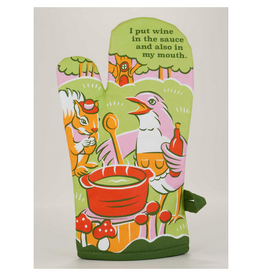 I Put Wine In My Mouth Oven Mitt
