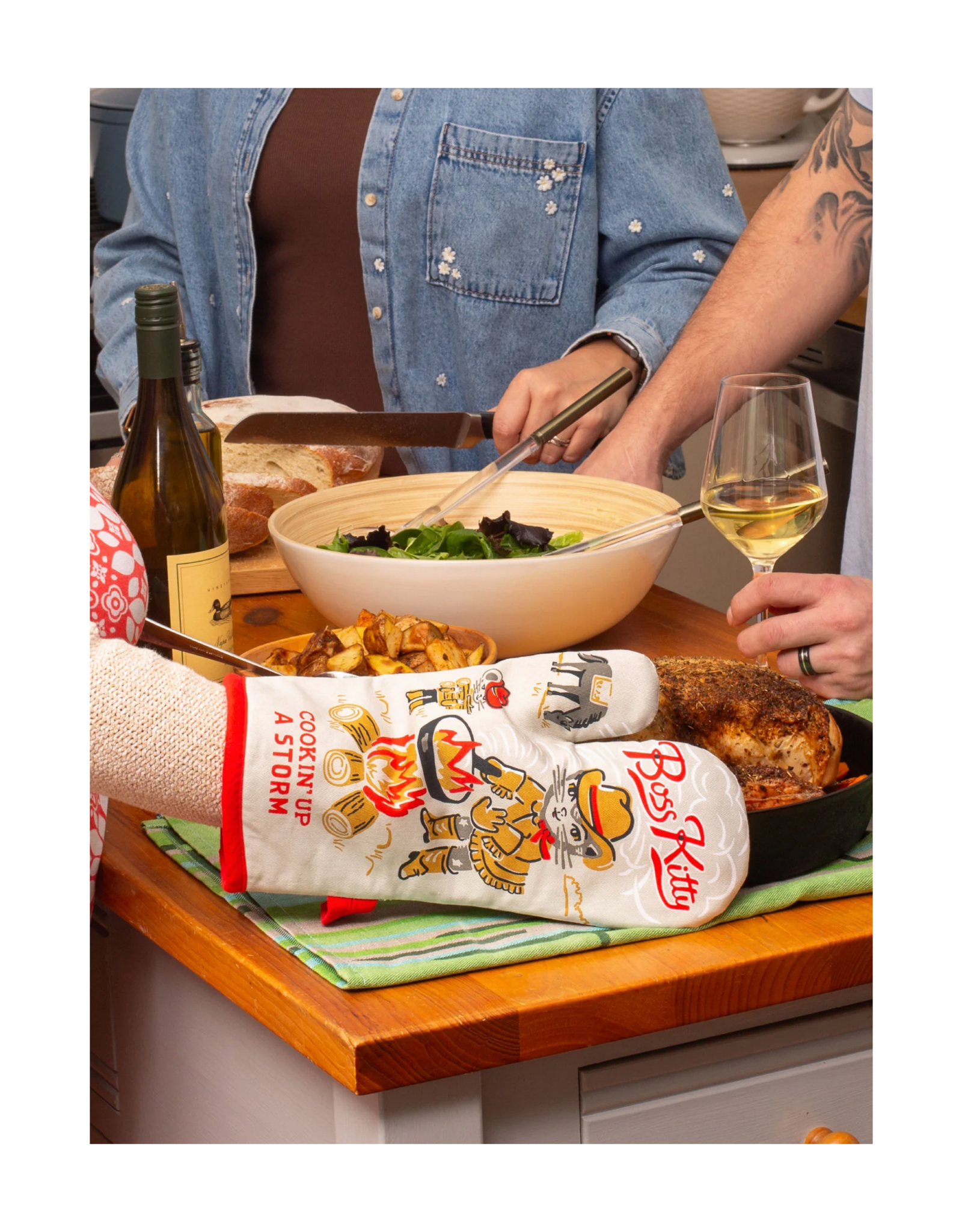 Boss Kitty Oven Mitt