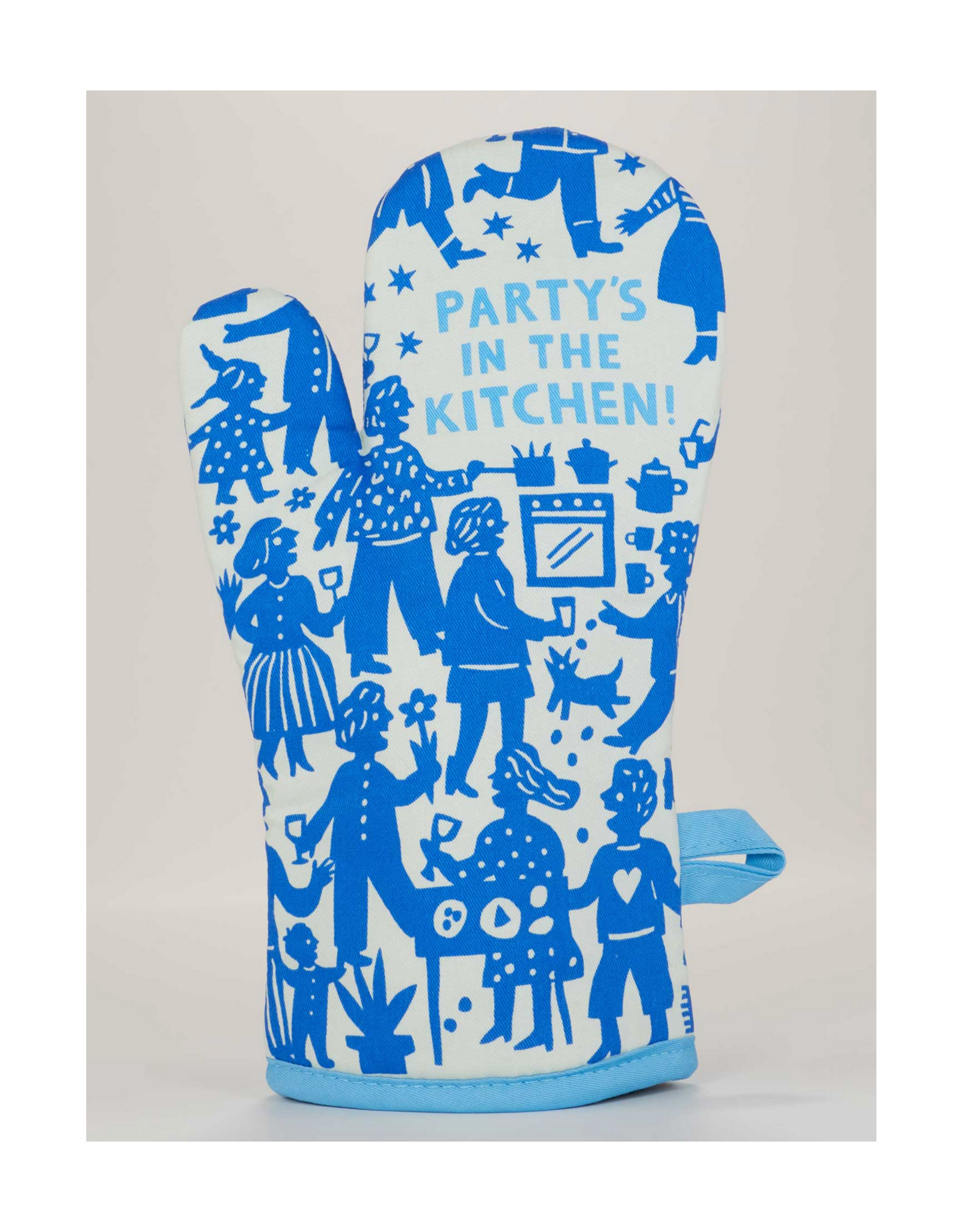Party's In the Kitchen Oven Mitt