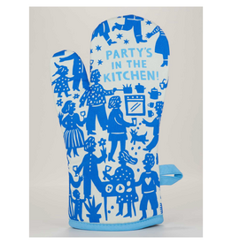 Party's In the Kitchen Oven Mitt