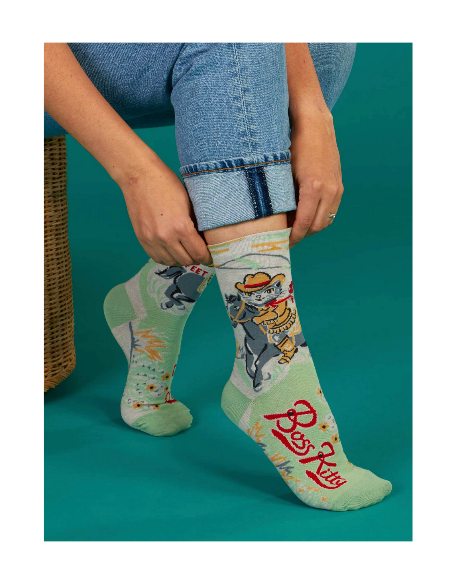 Boss Kitty Women's Crew Socks
