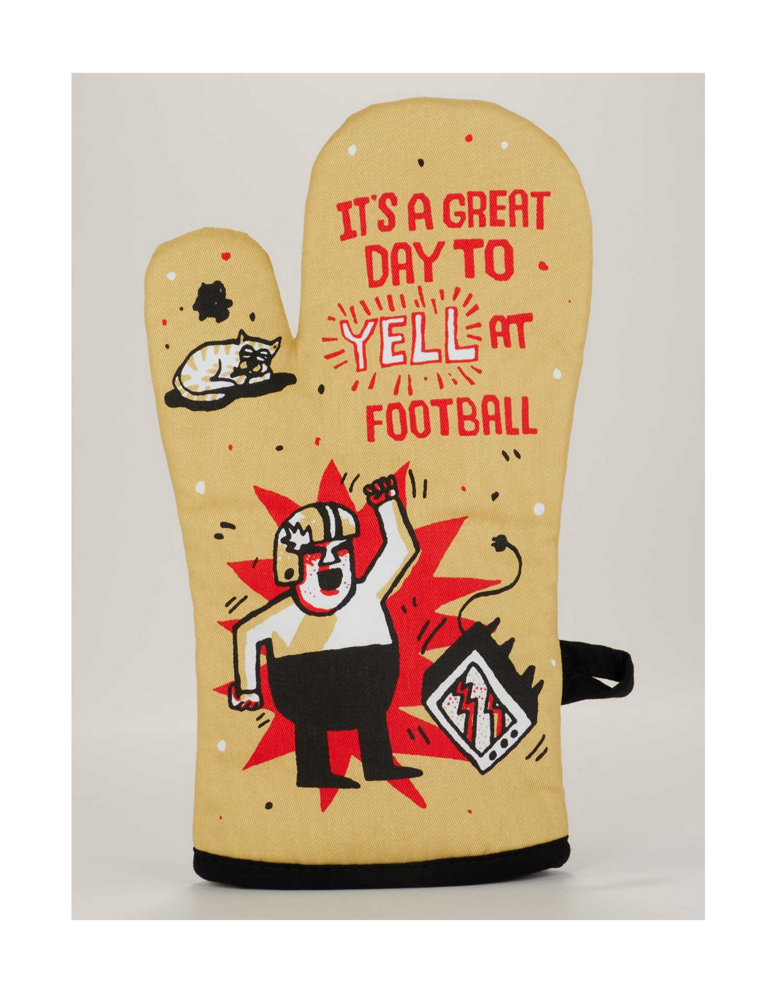 Great Day to Yell at Football Oven Mitt