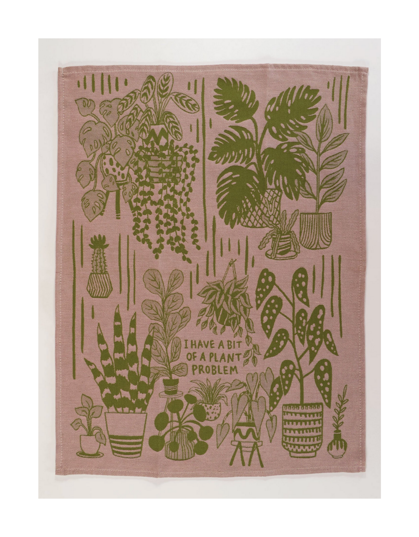 I Have a Bit of a Plant Problem Dish Towel